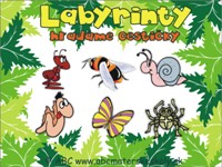 labyrint hmyz - pracovné listy na Interaktívnu tabuľu z ABC
