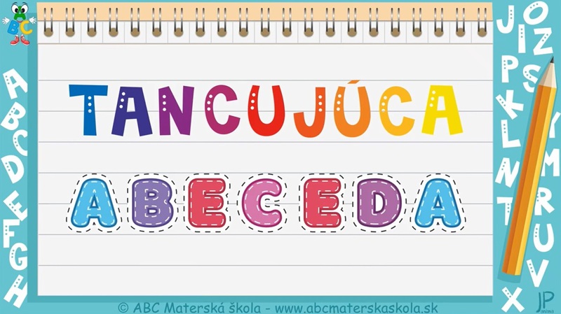 Tancujúca abeceda